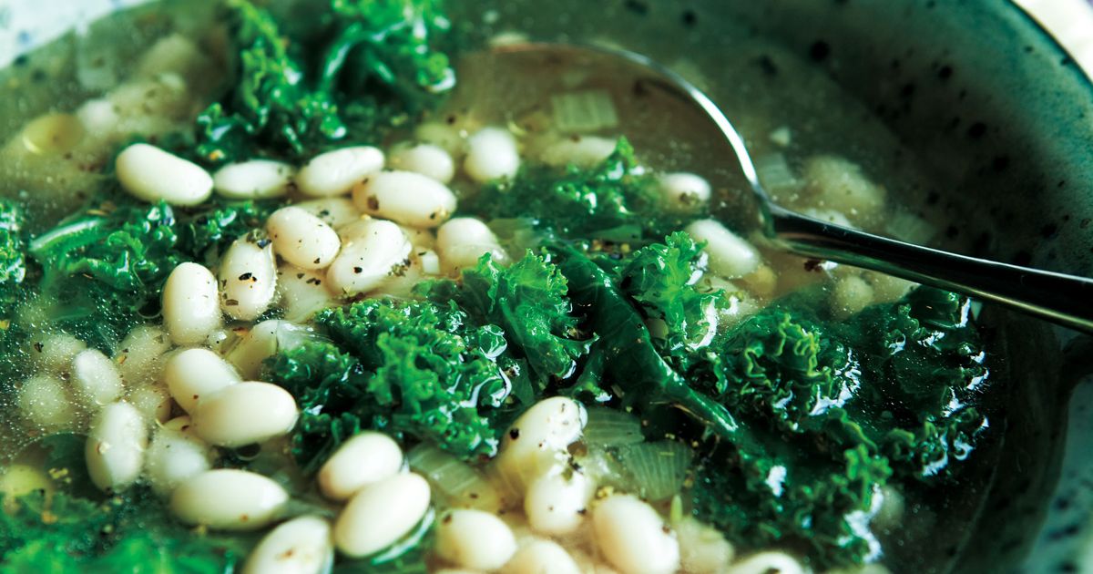 White Bean Kale Soup alive magazine
