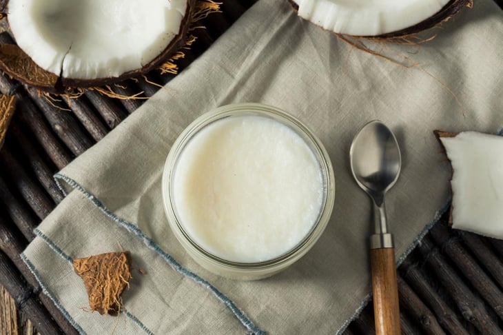 Raw White Organic Coconut OIl for Baking