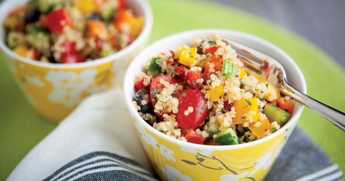 Quinoa Salad with Sweet and Sour Dressing alive magazine
