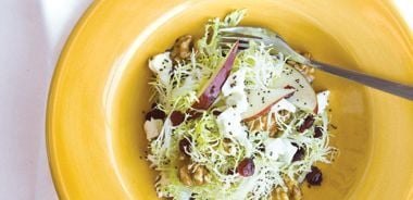 Frisée and Pear Salad with Poppy Seed Dressing