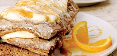 Gluten-Free Pumpkin Roll with Orange Cream Cheese Filling