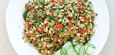 Wheat Berry and Navy Bean Salad - alive magazine