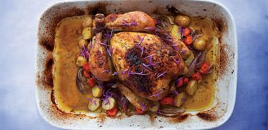 Orange Bergamot Roast Chicken