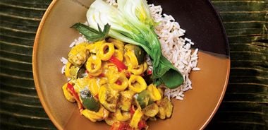 Yellow Squid Curry