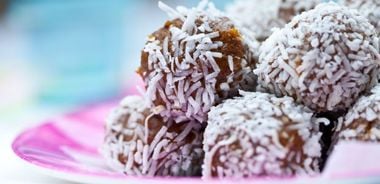 Orange Coconut Fruit Balls