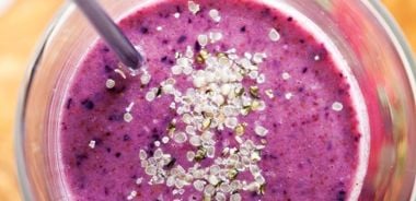 Very Berry Hemp Date Smoothie