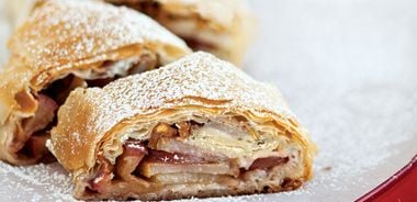 Pear and Apple Strudel