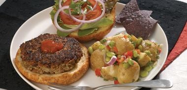 Hearty Black Bean Burger