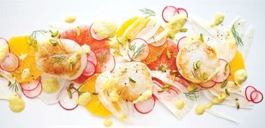 Seared Scallop, Fennel, and Citrus Salad