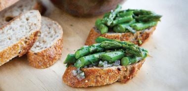 Asparagus Bruschetta