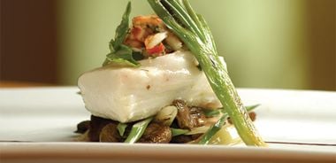 Dungeness Crab Crusted Halibut