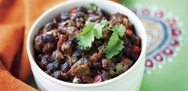 Cocoa Black Bean Taco Filling