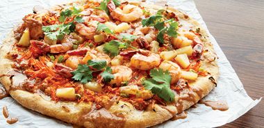 Thai Shrimp Pizza