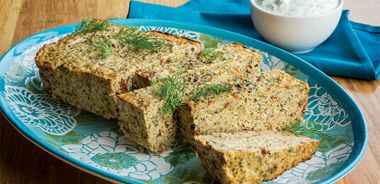 Salmon Loaf with Dill-Yogurt Sauce