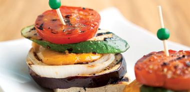 Tofu Vegetable Stacks