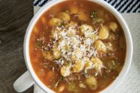 Tomato Herb Butter Bean Soup