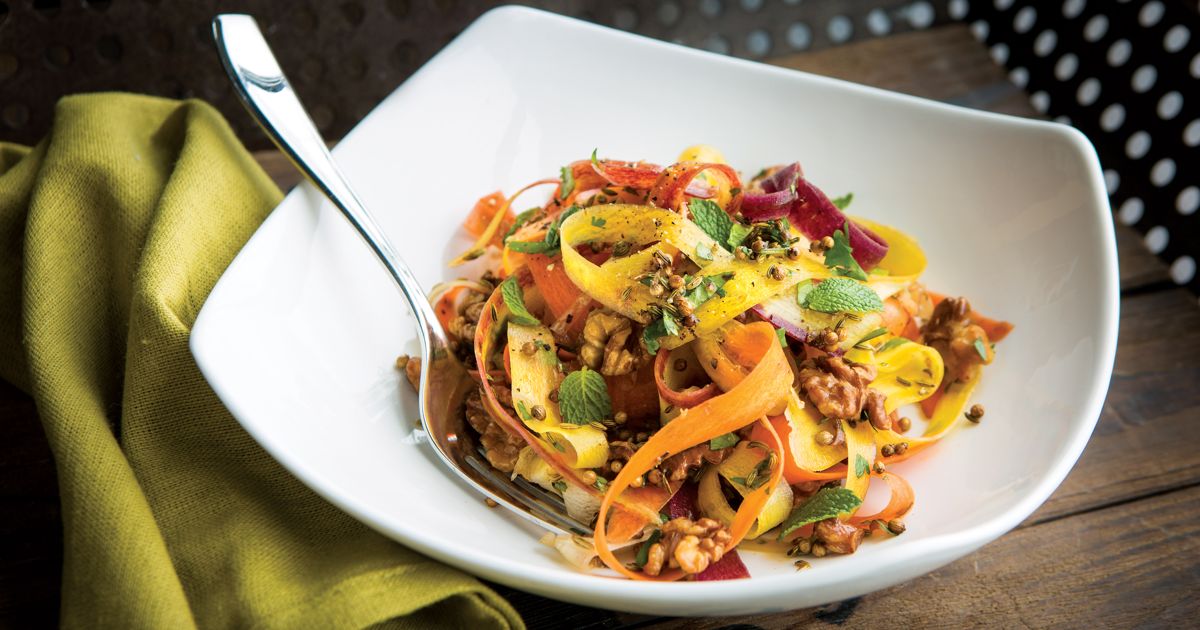 HoneyOrange Fennel and Coriander Seed Carrot Salad alive magazine