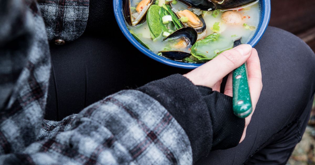 Miso Shellfish Soup alive magazine