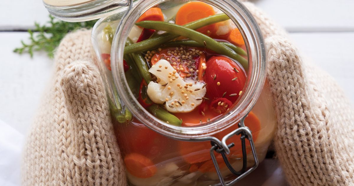 Naturally Pickled Vegetable Medley alive magazine