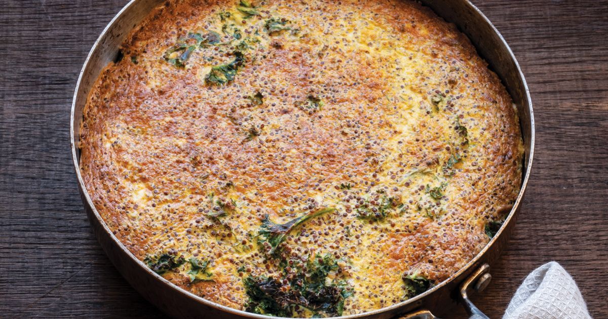 Quinoa Kale Frittata alive magazine