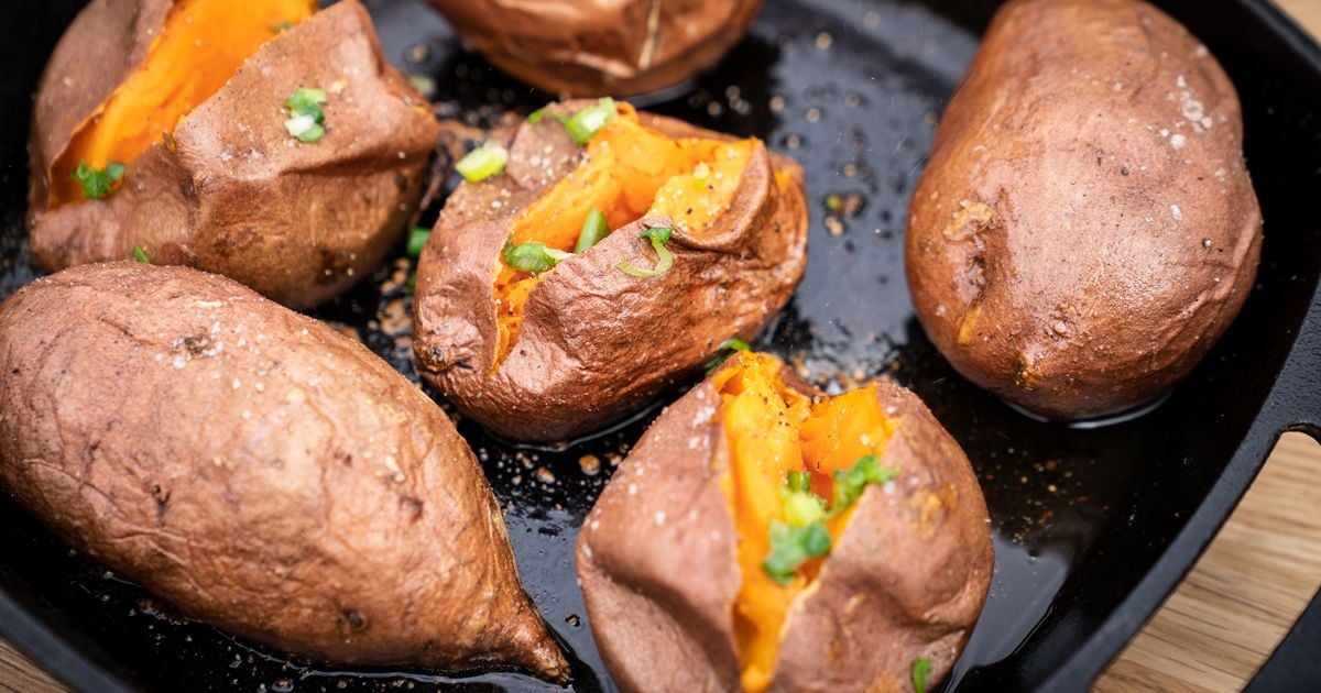 Fire Roasted Sweet Potatoes alive magazine