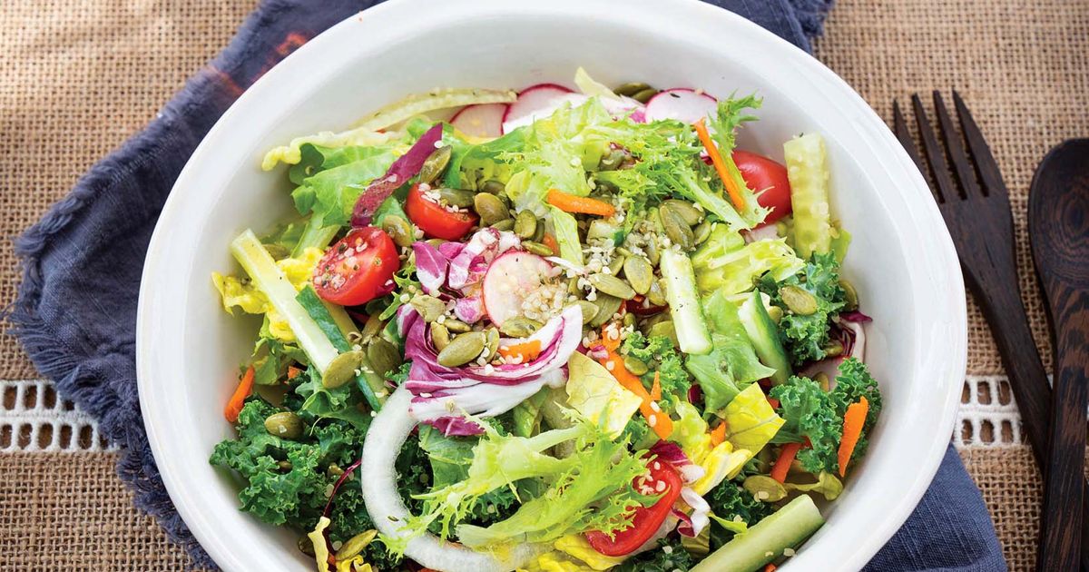 EverythingButMeat Salad alive magazine