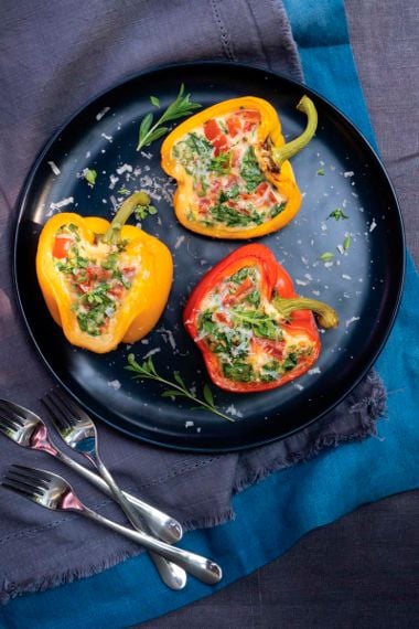 Omelette Stuffed Peppers