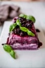 Blueberry, Basil, and Yogurt Semifreddo