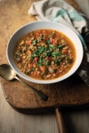 Chunky Lentil Farro Minestrone