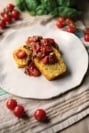 Corn-Studded Cornbread with Saucy Tomatoes