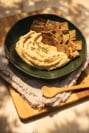 Roasted Garlic and Sweet Potato Hummus with Maple Thyme Crackers