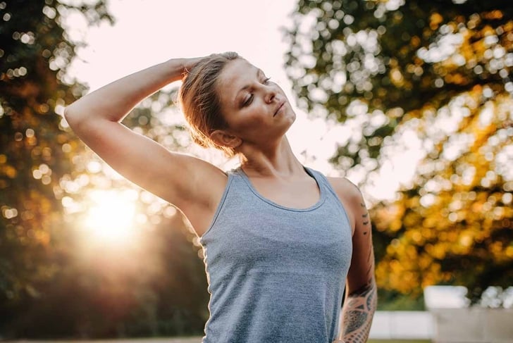 Ear infection remedy neck exercises
