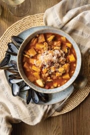 Mussel, Bean, and Pumpkin Stew