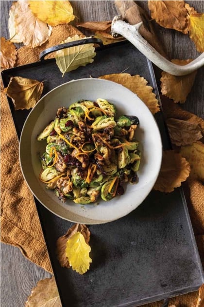 Brussels Sprouts with Orange and Walnuts Brussels Sprouts with Orange and Walnuts