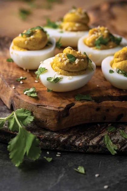 Curried Devilled Eggs – alive magazine