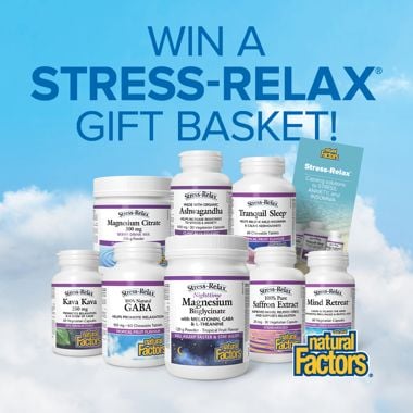 Win a Stress-Relax Gift Basket from Natural Factors!