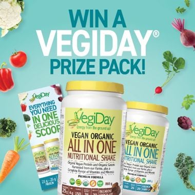 Win a Vegan Organic All in One Nutritional Shake Prize Pack