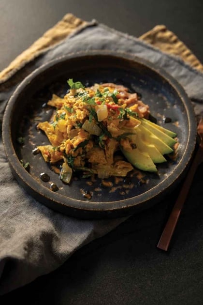 Migas with Chili Oil Migas with Chili Oil