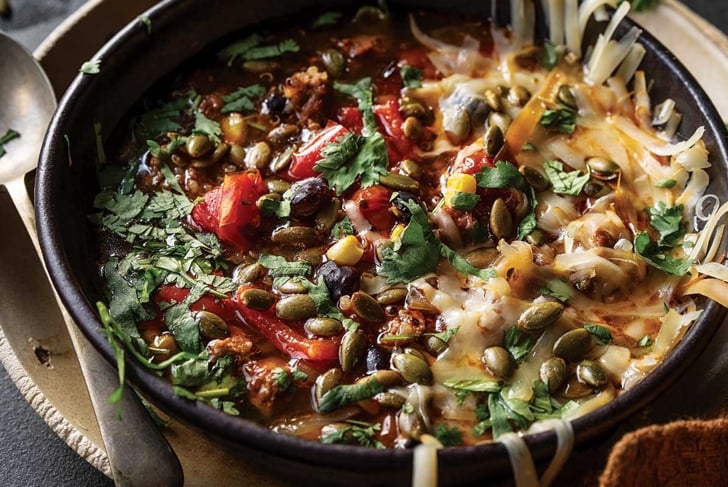 Winter fire and smoke