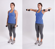 Bent-Arm Dumbell Lateral Raise