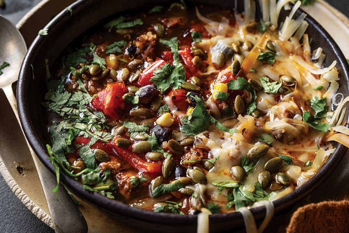 Winter fire and smoke